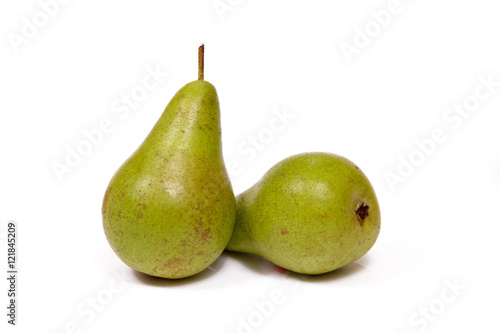 Pears on white background isolated
