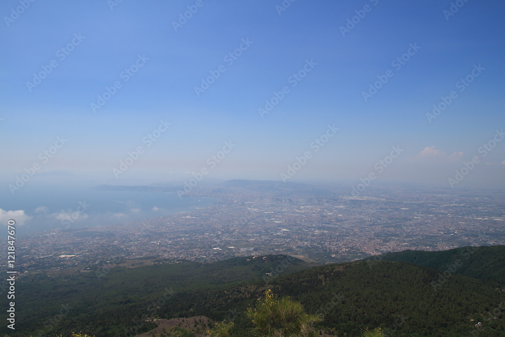 view of Naples, Italy