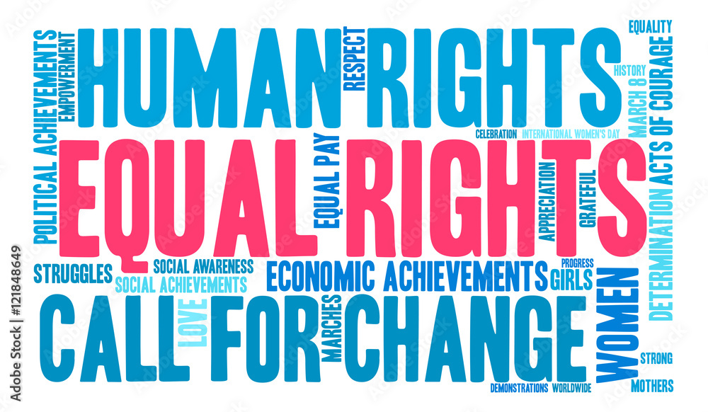 Equal Rights Word Cloud Equal Rights Word Cloud