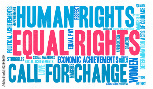 Equal Rights Word Cloud