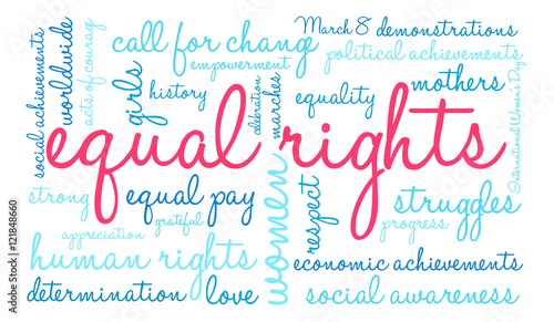 Equal Rights Word Cloud