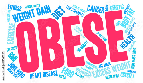 Obese Word Cloud