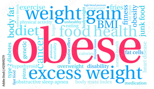 Obese Word Cloud