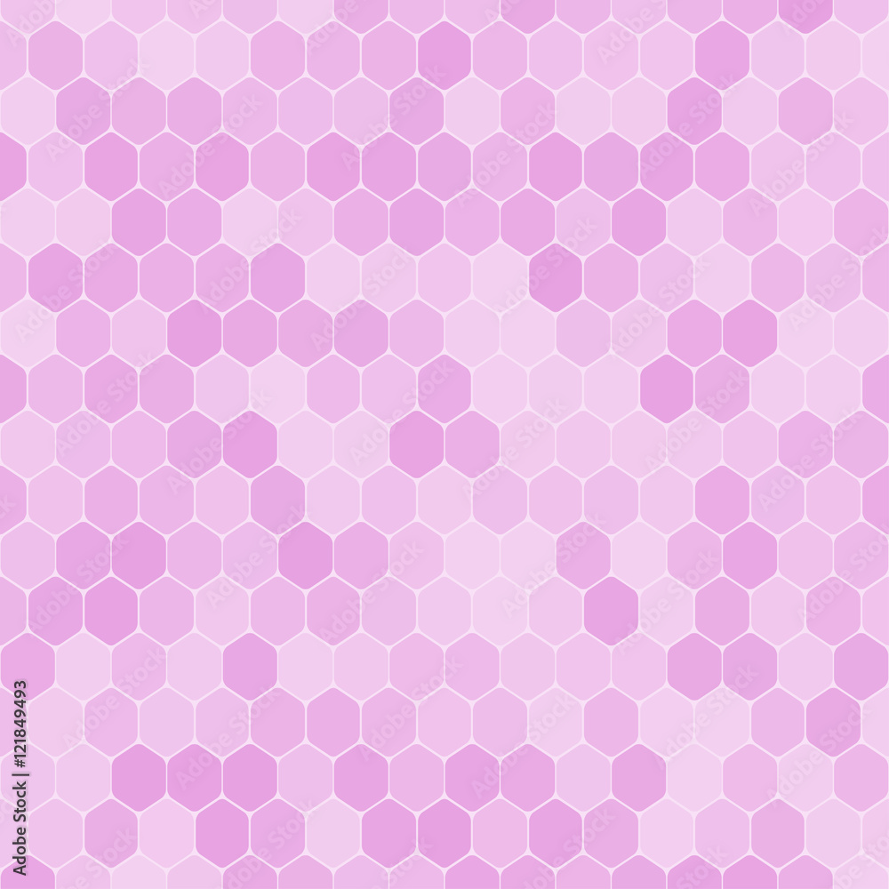 Vector abstract pink gradient background with hexagon shapes different opacity. Vector abstract pink gradient background with hexagon shapes different opacity.