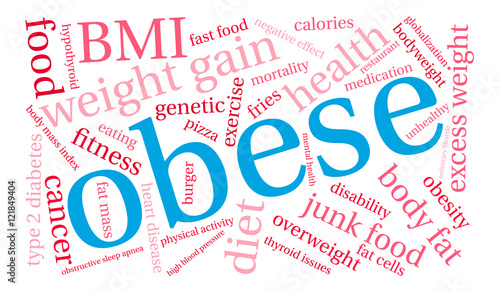 Obese Word Cloud