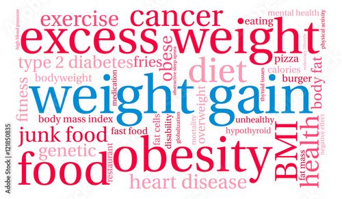 Weight Gain Word Cloud