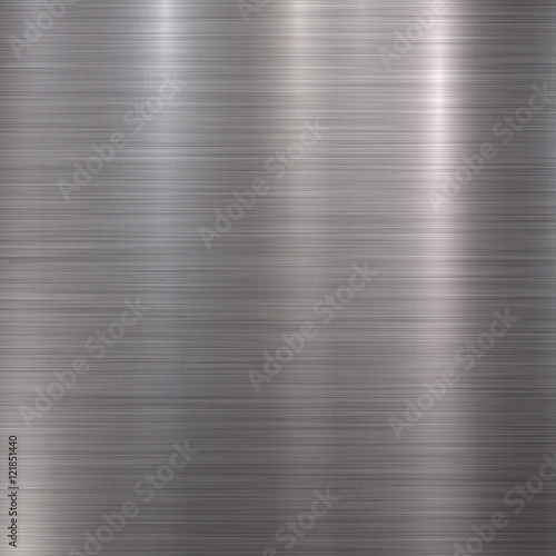 Metal abstract technology background with polished, brushed texture, chrome, silver, steel, aluminum for design concepts, web, prints, posters, wallpapers, interfaces. Vector illustration.