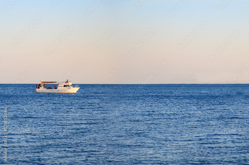 Boat on the sea Boat on the sea