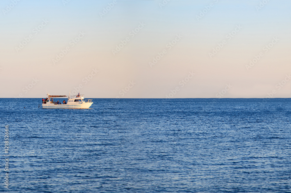 Boat on the sea