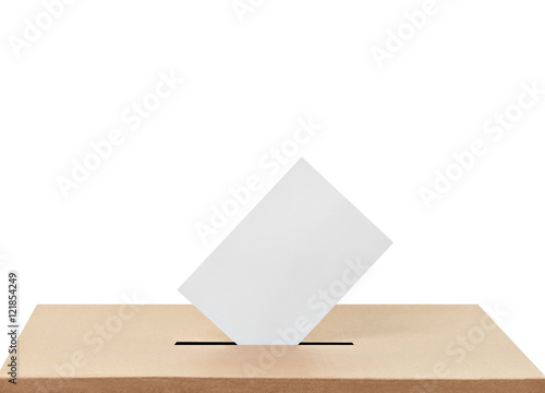 Εκτύπωση καμβά ballot box casting vote election