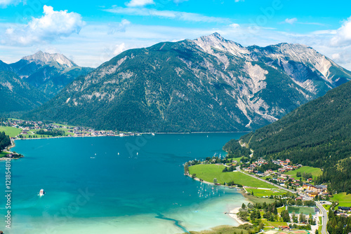 Lake Achensee at Tirol, bird view