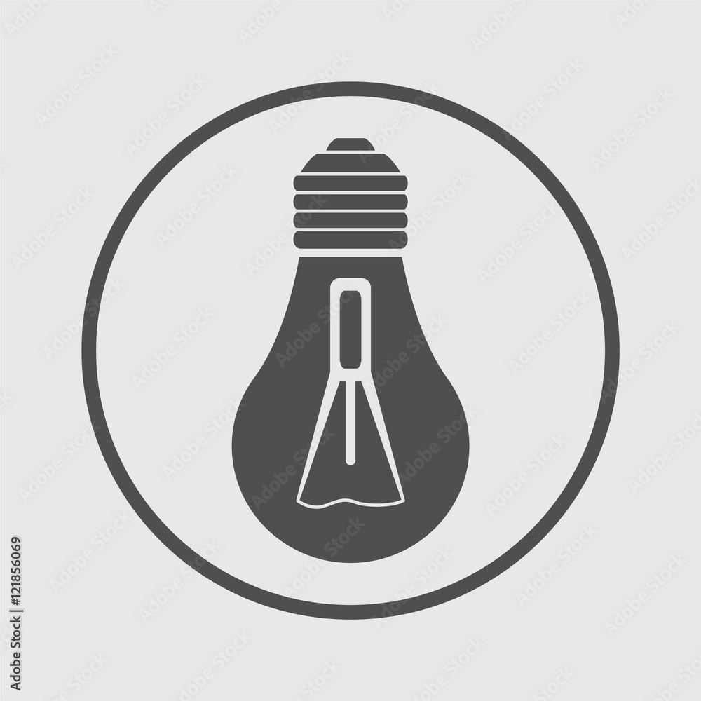 light bulb icon vector light bulb icon vector