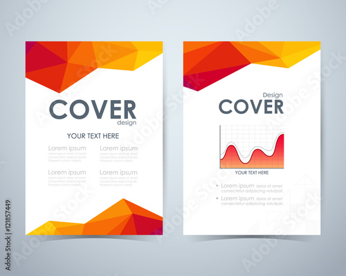 Business cover design. broc...