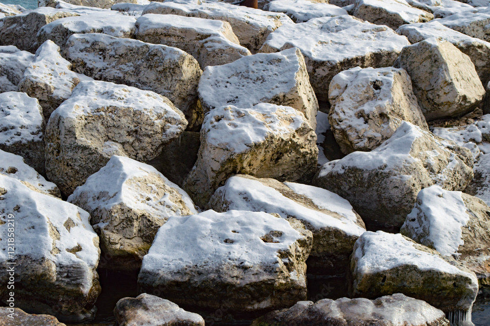 Rocks in Winter