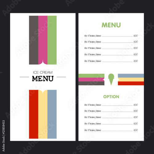 Menu design
