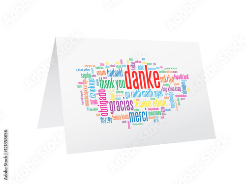 "DANKE!" Karte