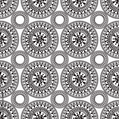 boho tribal seamless pattern