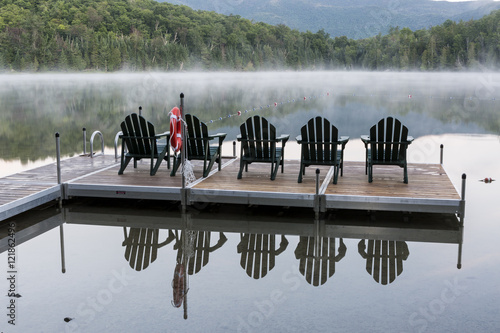 Heart Lake Adirondack Chairs photo