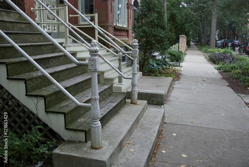Stairs and Sidewalk