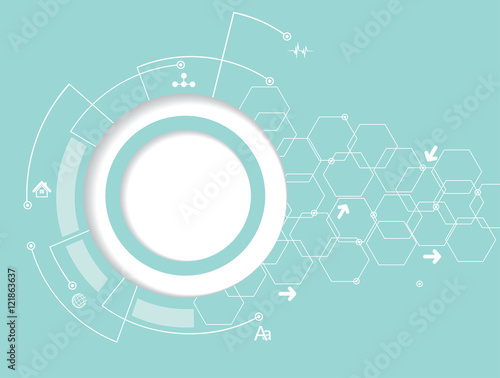Vector elements for infographic.