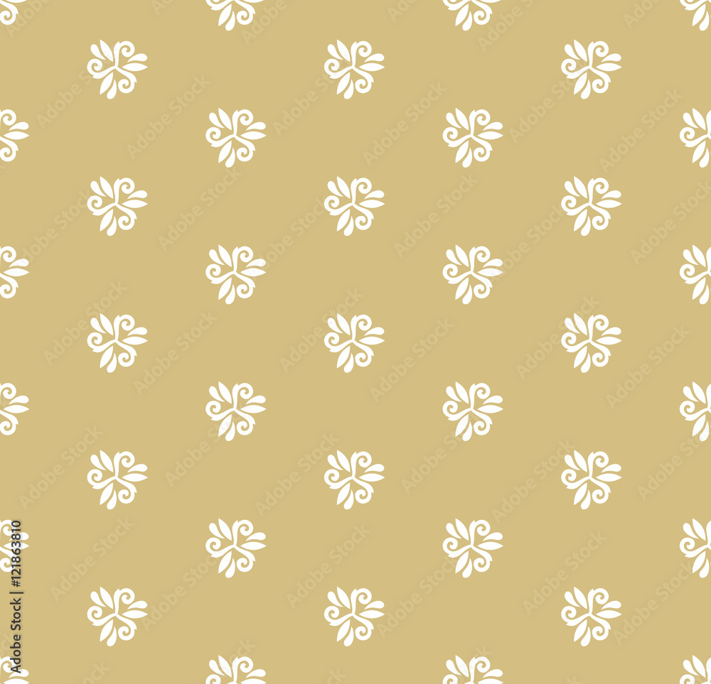 Floral Fine Seamless Vector Pattern