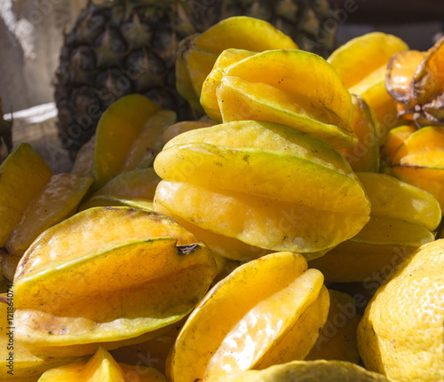 carambola fruit background, photo