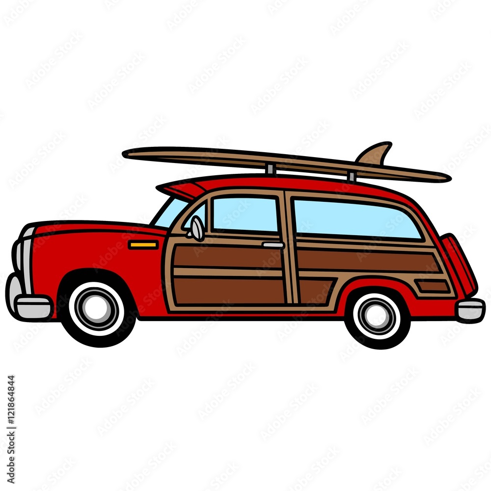 Woodie Surf Wagon