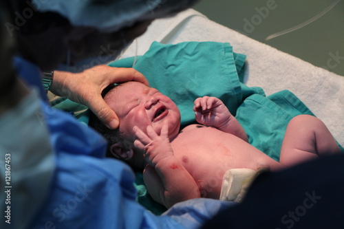 Newborn in hospital