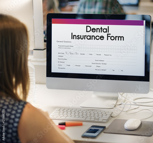 Dental Insurance Health Form Concept