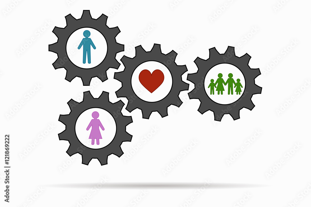 creating family man and woman creating family man and woman