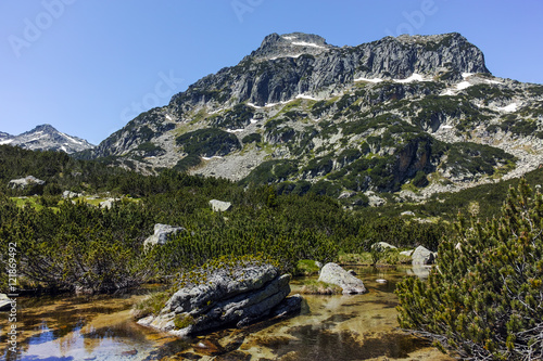 Dzhangal peak and Banski lakes, Pirin Mountain, Bulgaria photo