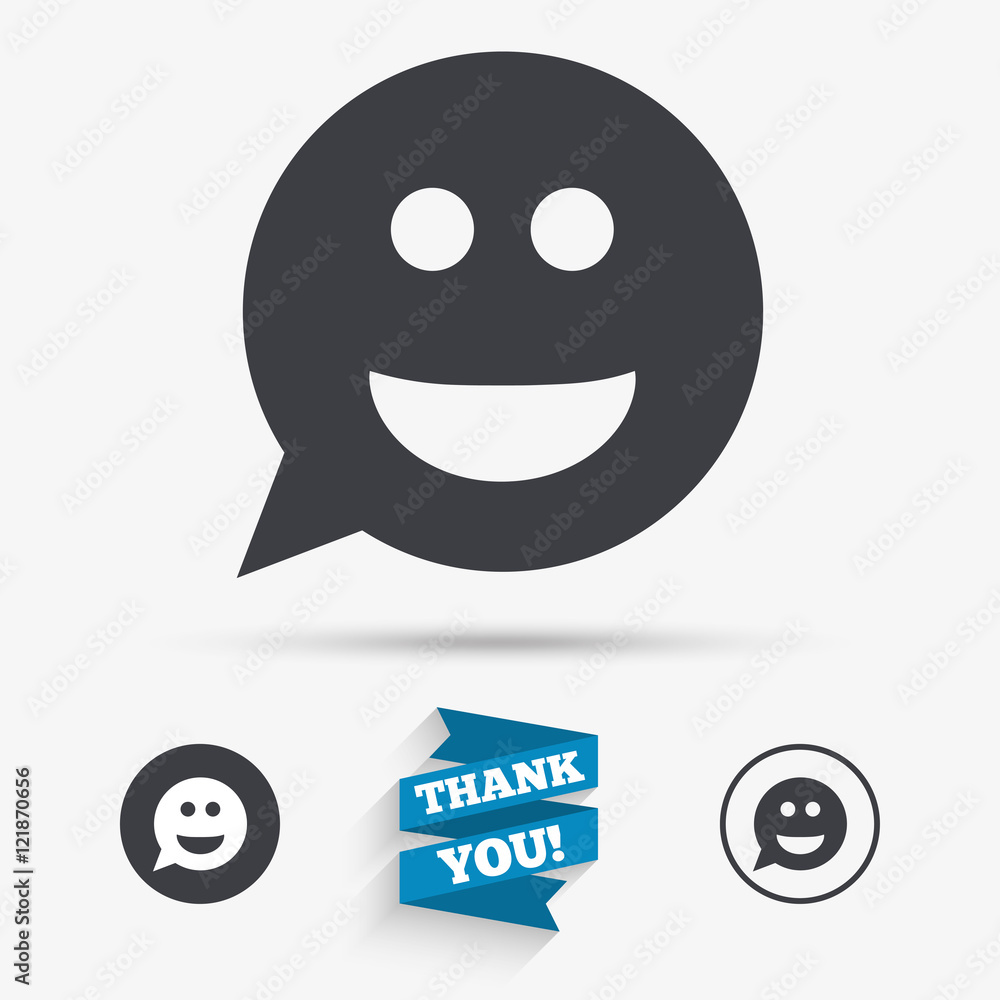 Smile face sign icon. Smiley symbol. Smile face sign icon. Smiley symbol.