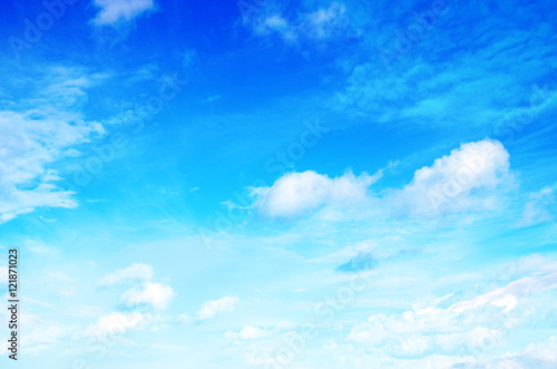 blue sky with clouds