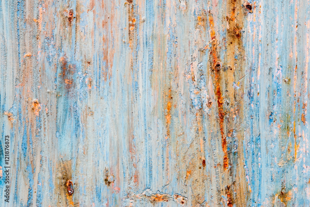 A background of peeling paint and rusty old metal A background of peeling paint and rusty old metal
