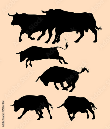 bulls silhouette