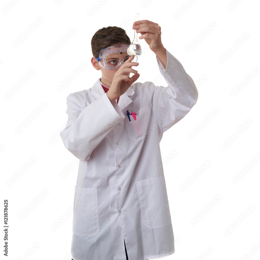 Cute teenager boy over white isolated background Cute teenager boy over white isolated background