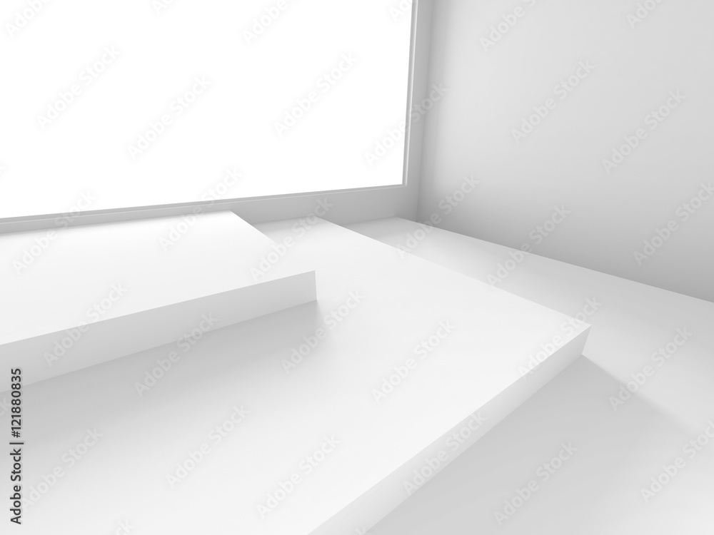 Modern Architecture Background. Abstract White Wallpaper Modern Architecture Background. Abstract White Wallpaper