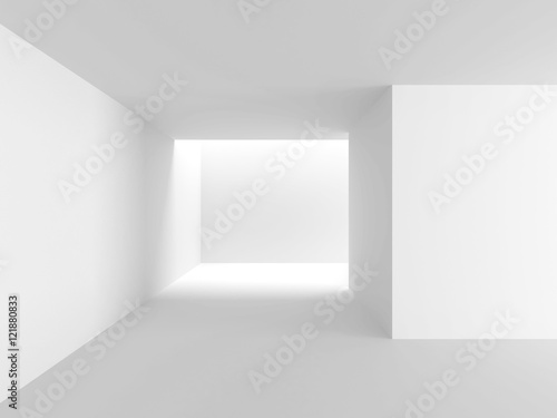Fototapeta Naklejka Na Ścianę i Meble -  Abstract Architecture Modern Empty Room Interior Background
