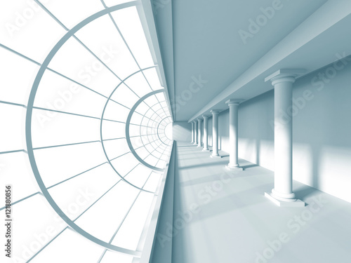 Abstract Architecture Design Interior Column Background