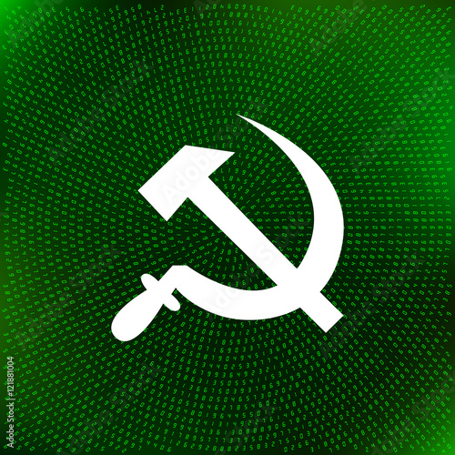 Hammer and sickle vector illustration