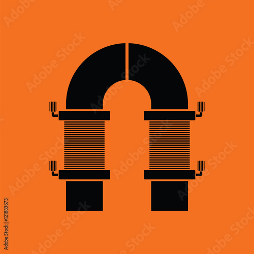Electric magnet icon