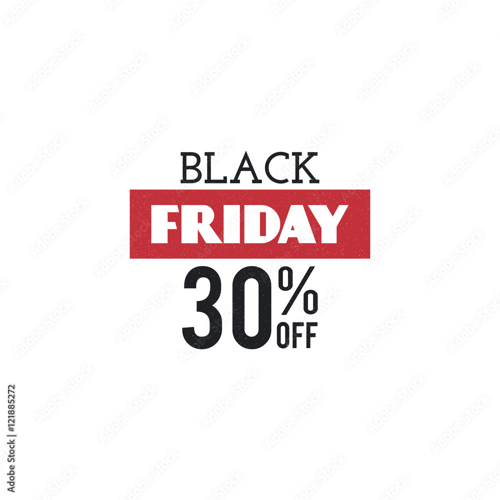 Fototapeta Black Friday Label