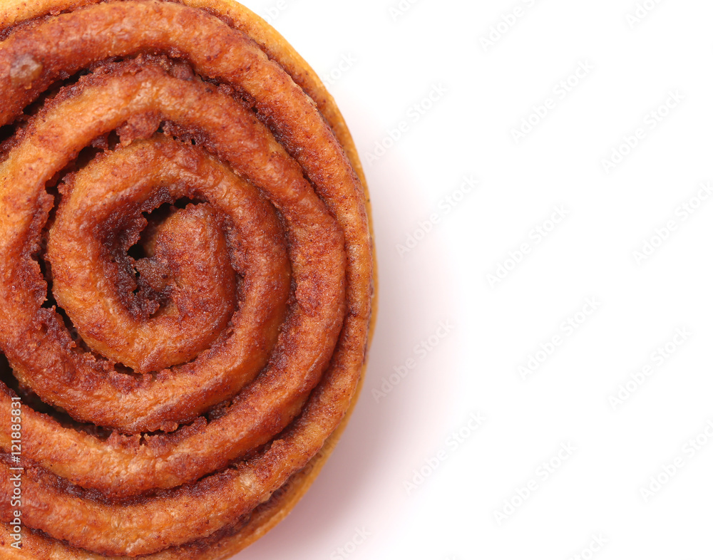 Fototapeta premium Cinnamon Rolls Isoalted on a White Background