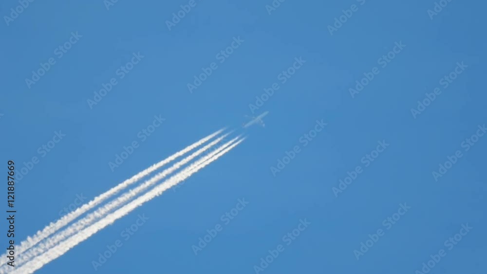 Airliner flying high Airliner flying high