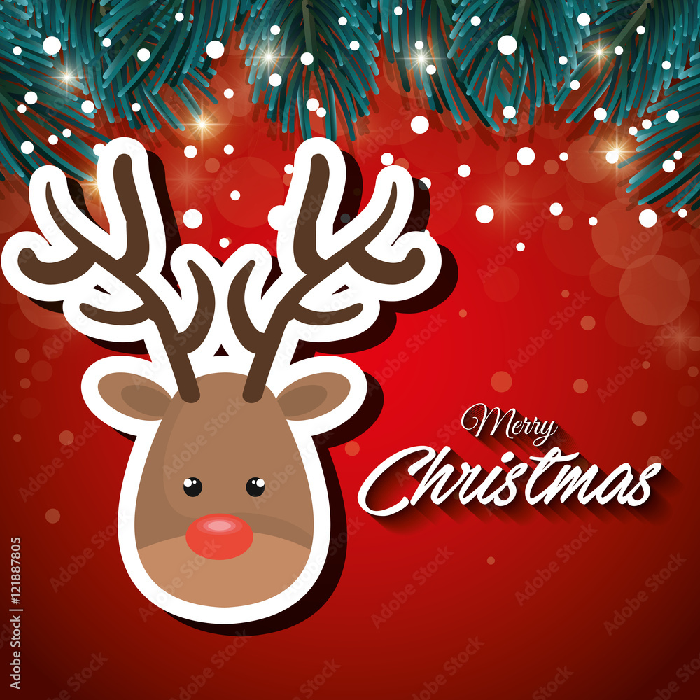 cartoon reindeer face merry christmas vector illustration eps 10 cartoon reindeer face merry christmas vector illustration eps 10