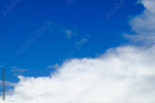 Cloudscape and blue sky