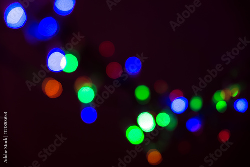 Abstract defocused colorful bokeh light background