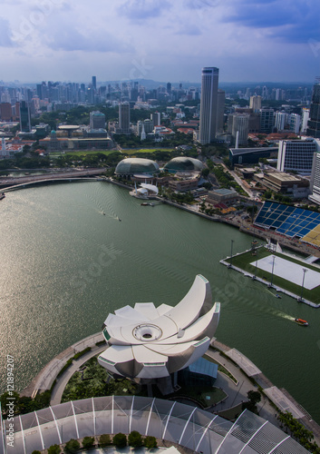 Photography Bird eyes view of Singapore