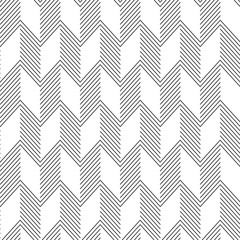 Deken met foto 3D patronen Naadloos geometrisch ruitpatroon zwart wit  © ColorValley