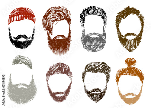 hipster style and fashion vector set